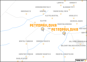 map of Petropavlovka