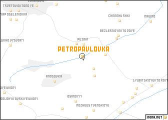 map of Petropavlovka