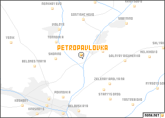 map of Petropavlovka