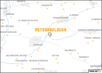 map of Petropavlovka