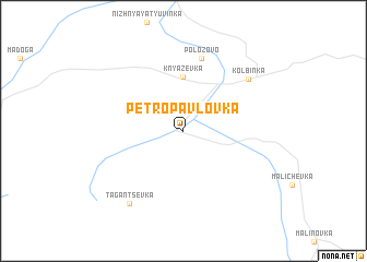 map of Petropavlovka