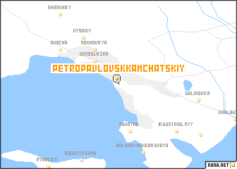 map of Petropavlovsk-Kamchatskiy