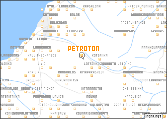 map of Petrotón