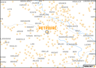 map of Petrovac