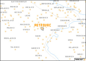 map of Petrovac