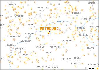 map of Petrovac