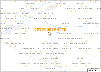 map of Petrova Lehota