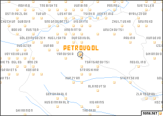map of Petrov Dol