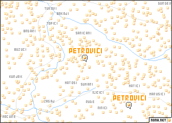 map of Petrovići