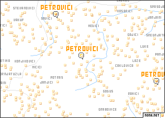 map of Petrovići