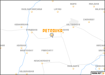 map of Petrovka