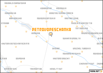map of Petrovo-Peschanka