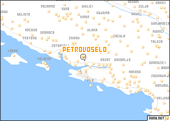 map of Petrovo Selo