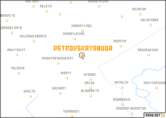 map of Petrovskaya Buda