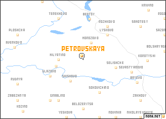 map of Petrovskaya