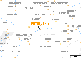 map of Petrovskiy