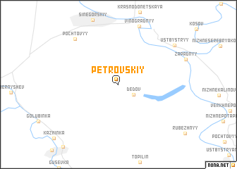 map of Petrovskiy