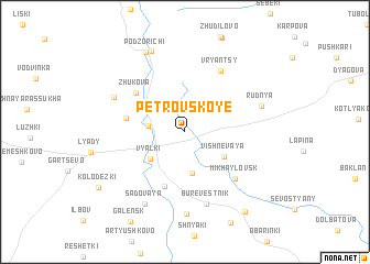 map of Petrovskoye