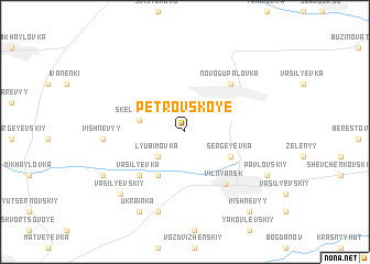 map of Petrovskoye