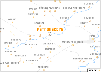 map of Petrovskoye