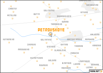 map of Petrovskoye