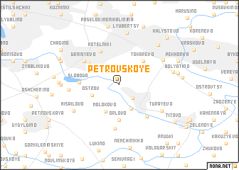 map of Petrovskoye