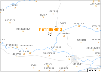 map of Petrushino