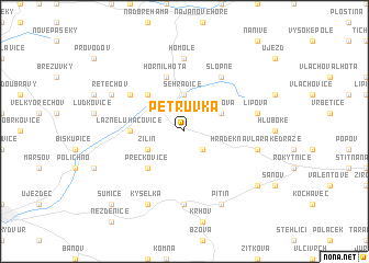 map of Petrŭvka