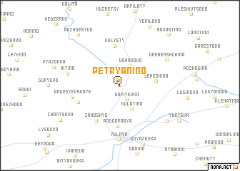 map of Petryanino