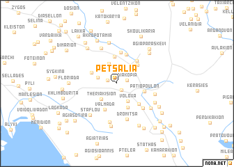 map of Petsália