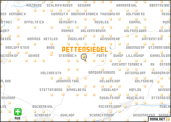 map of Pettensiedel