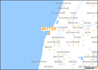 map of Petten