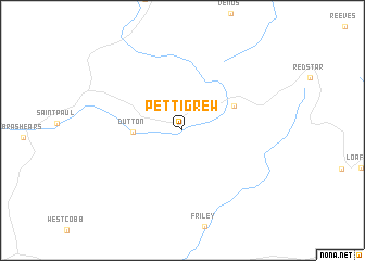 map of Pettigrew