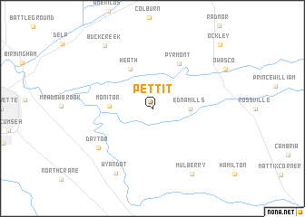 map of Pettit