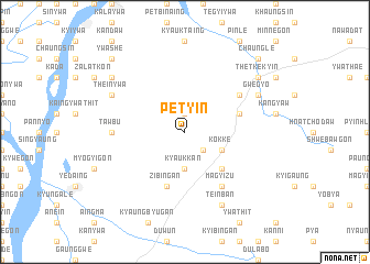 map of Petyin