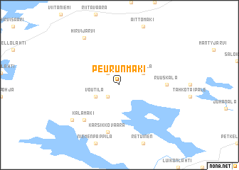 map of Peurunmäki