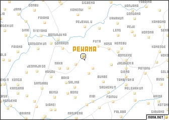 map of Pewama
