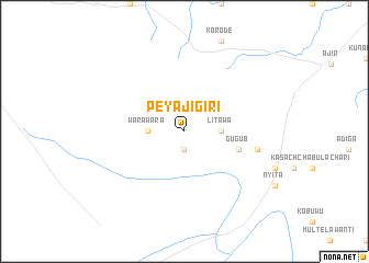 map of Peyajigiri
