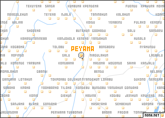 map of Peyama