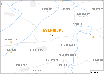 map of Peychinovo