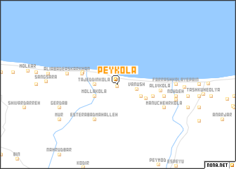 map of Pey Kolā