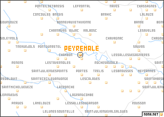 map of Peyremale