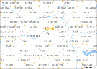 map of Peyre