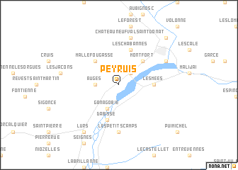 map of Peyruis