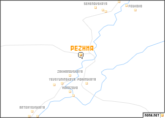 map of Pezhma