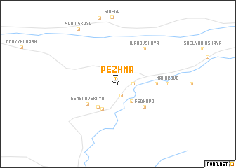 map of Pezhma