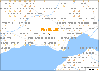 map of Pezoúlia