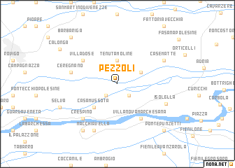 map of Pezzoli