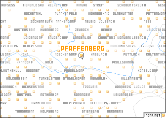 map of Pfaffenberg