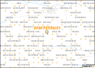 map of Pfaffenpoint